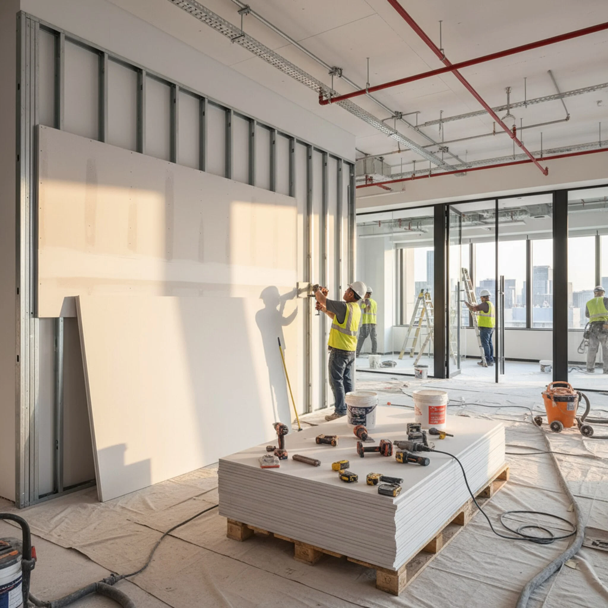 Servicios de yeso laminado en Girona