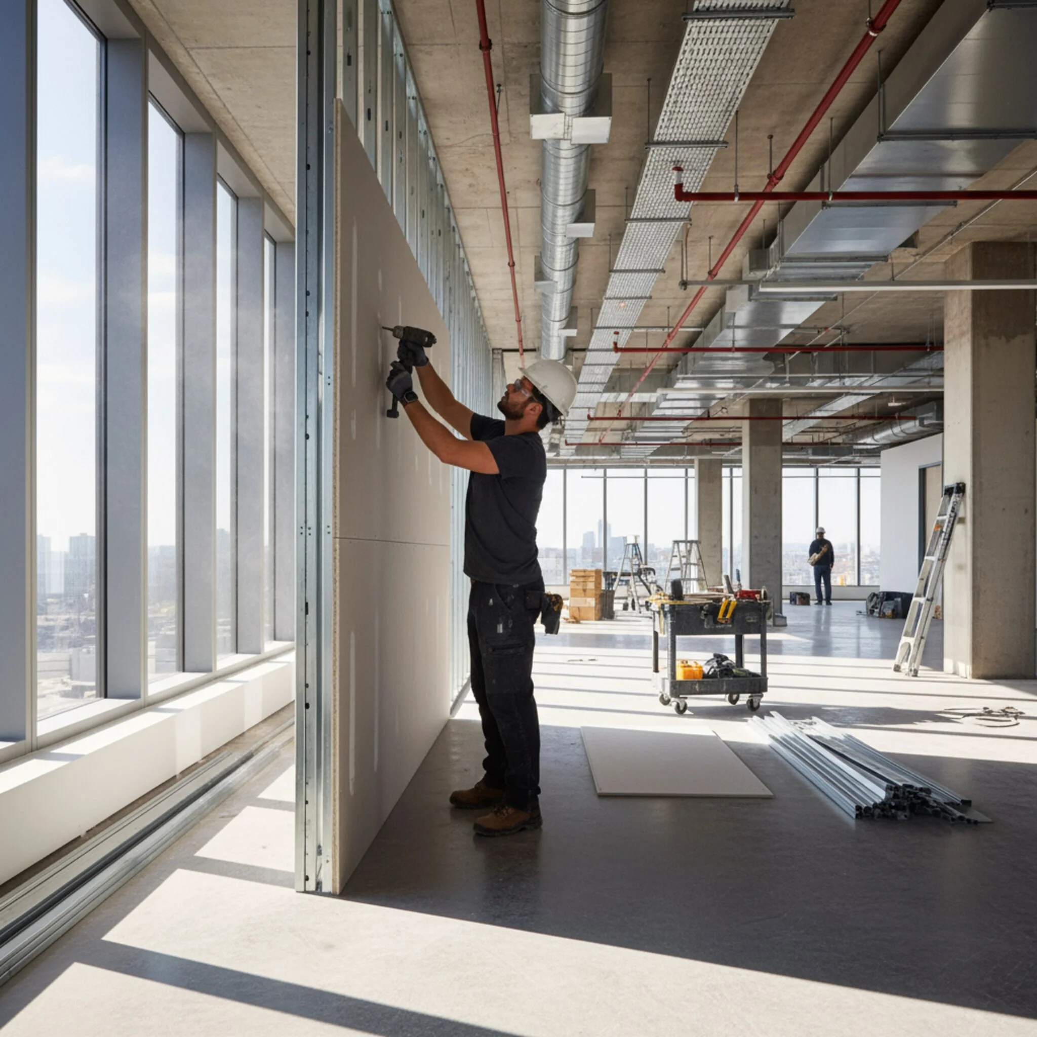 Professional partitioning in modern office